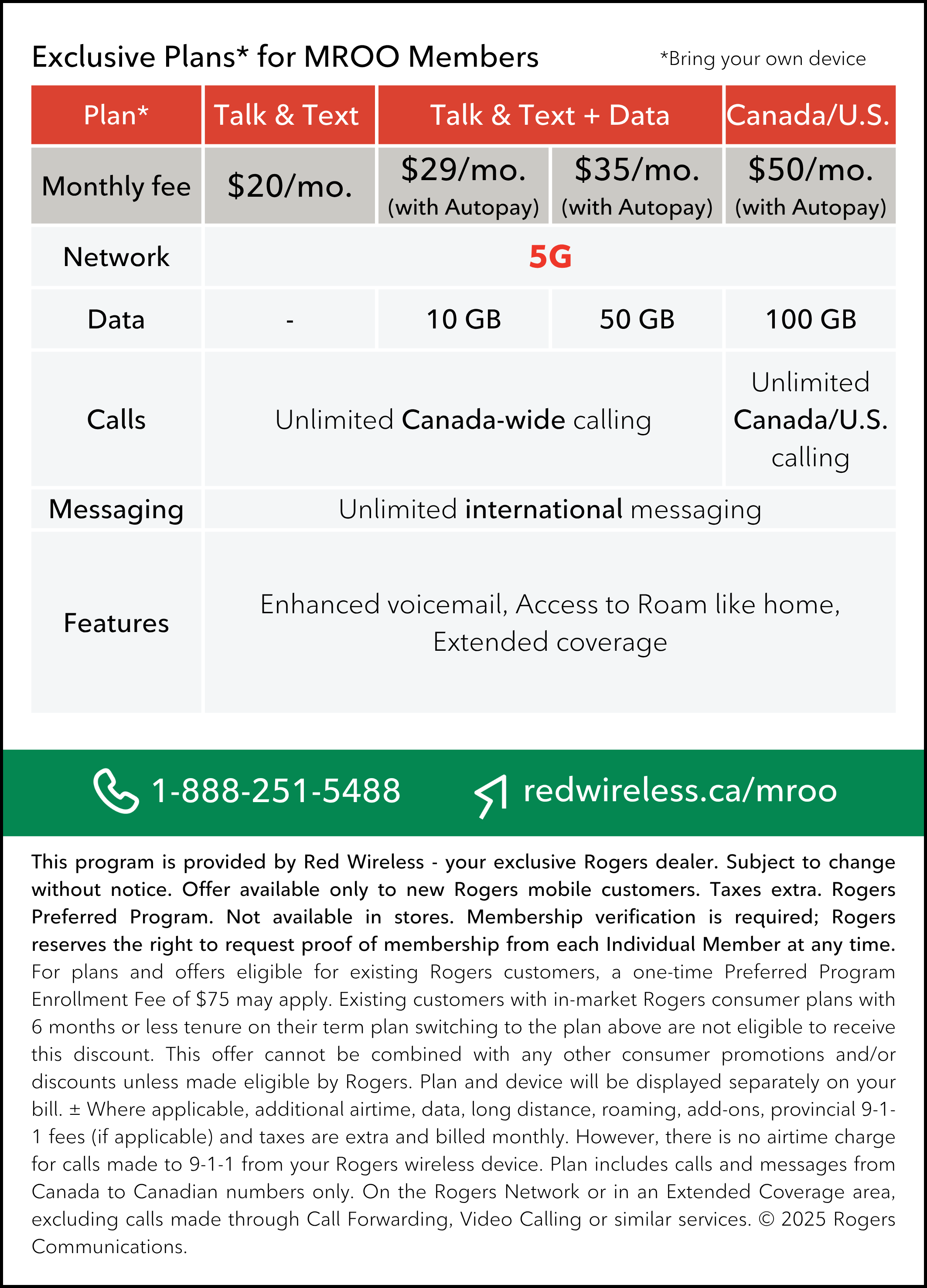 Red Wireless Offer - May 2025